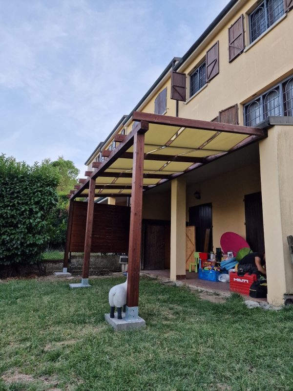 pergolato in legno